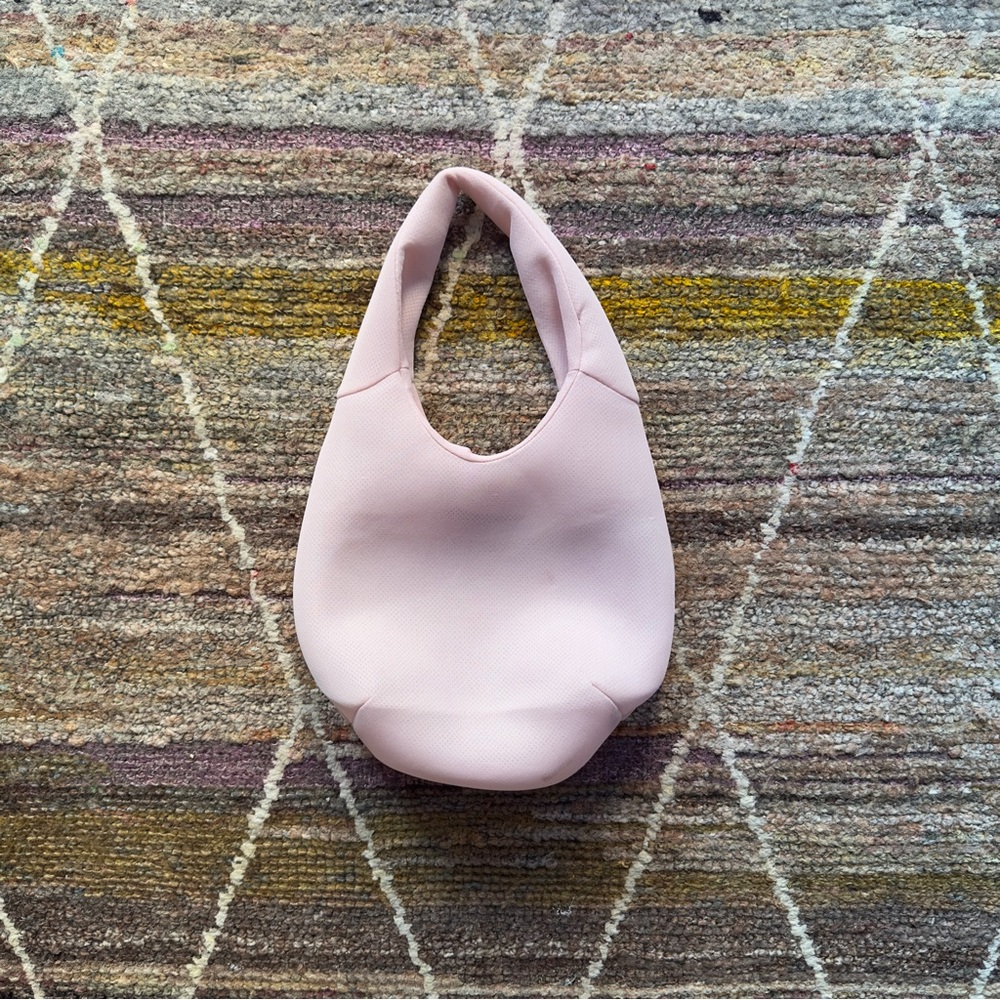 Simone Rocha pink mesh tote bag